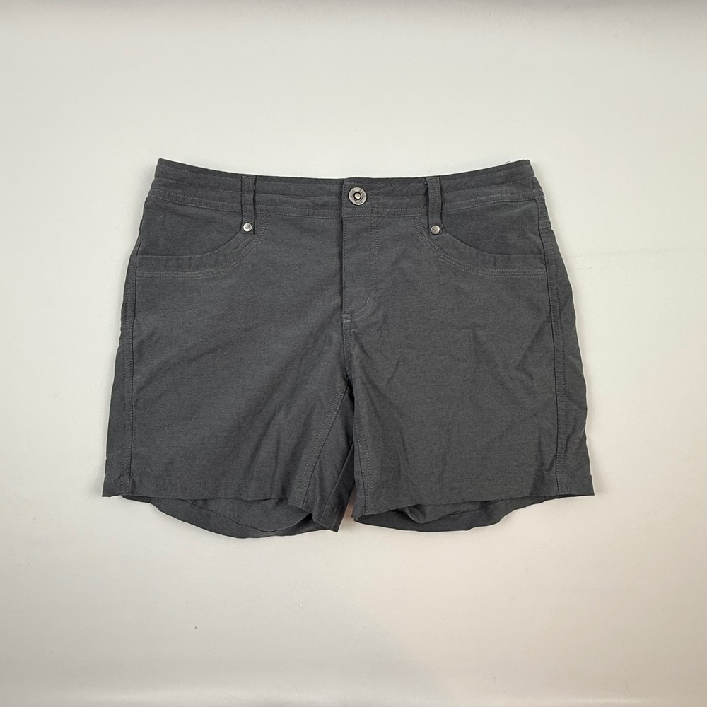 Kuhl Born in the Mountains Gray Hiking Shorts Womens Size 6 Quick Dry Outdoor